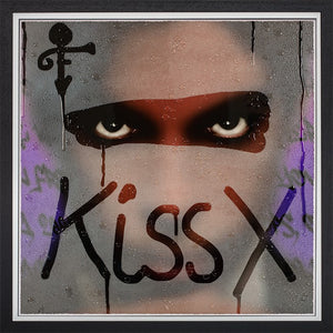 Kiss Framed Print on Paper by Artist Tboy