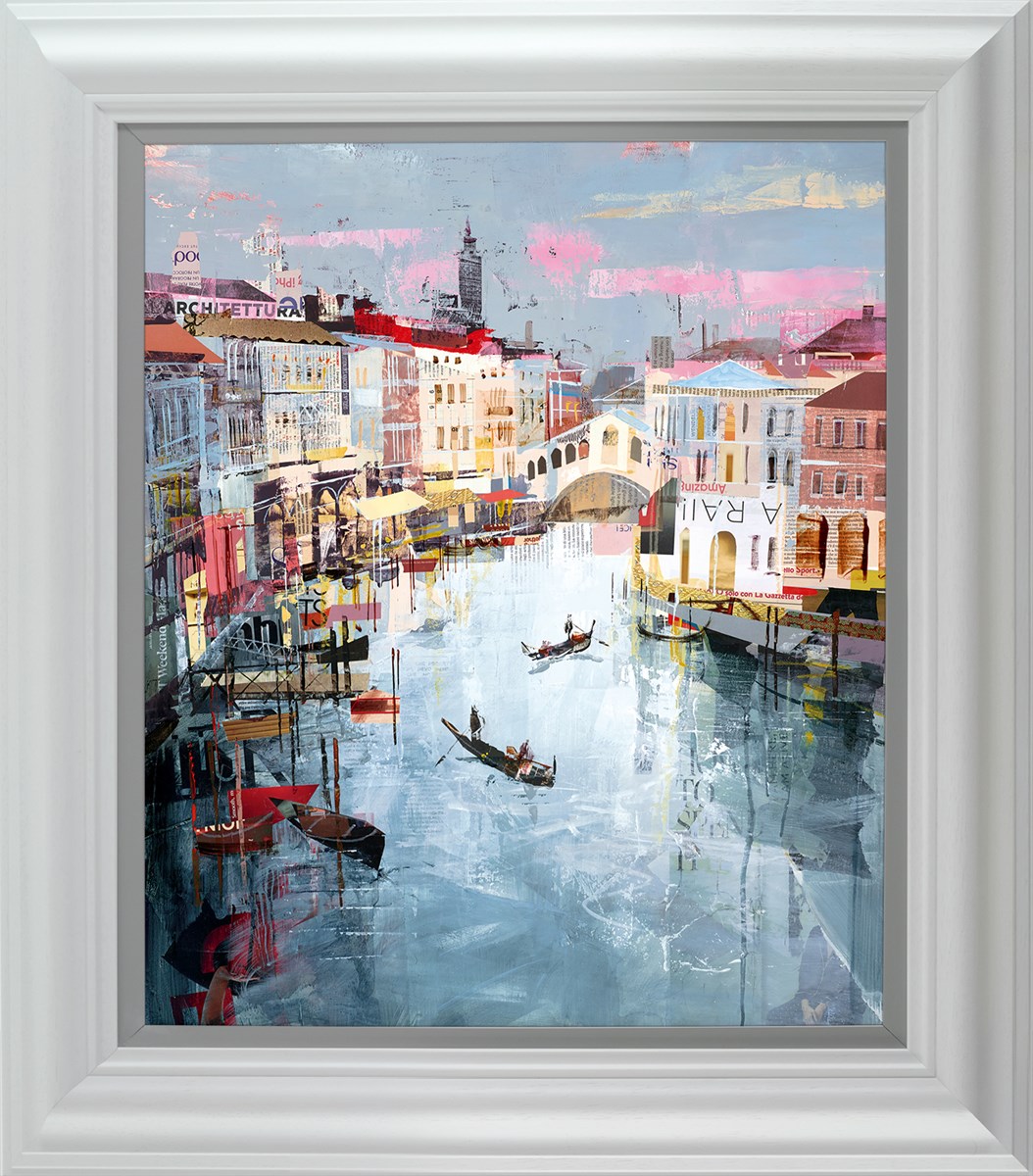 La Dolce Vita Framed Print on Board by Artist Tom Butler