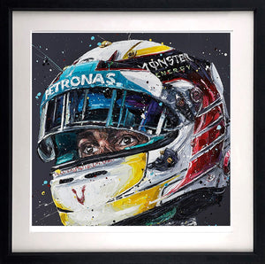 Lewis Abu Dhabi 14 Framed Print on Paper by Artist Paul Oz