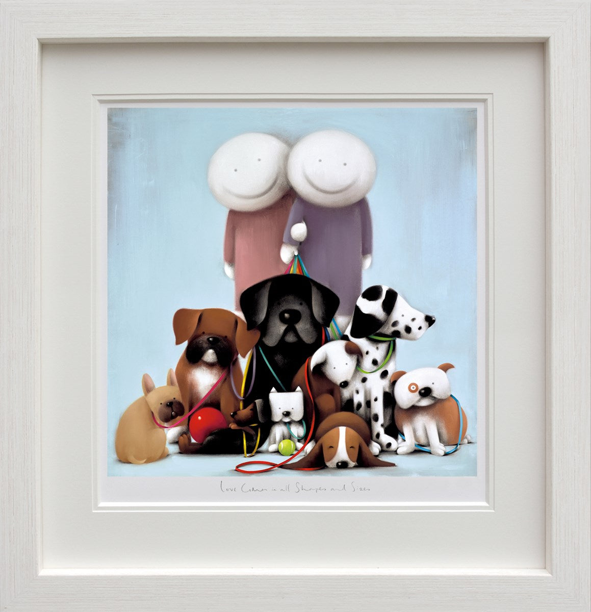 Love Comes in All Shapes and Sizes Framed Print by Artist Doug Hyde