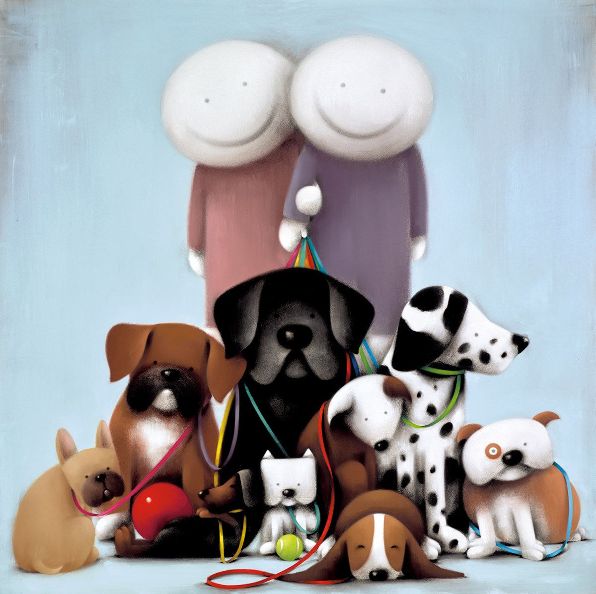 Love Comes in All Shapes and Sizes Mounted Print by Artist Doug Hyde