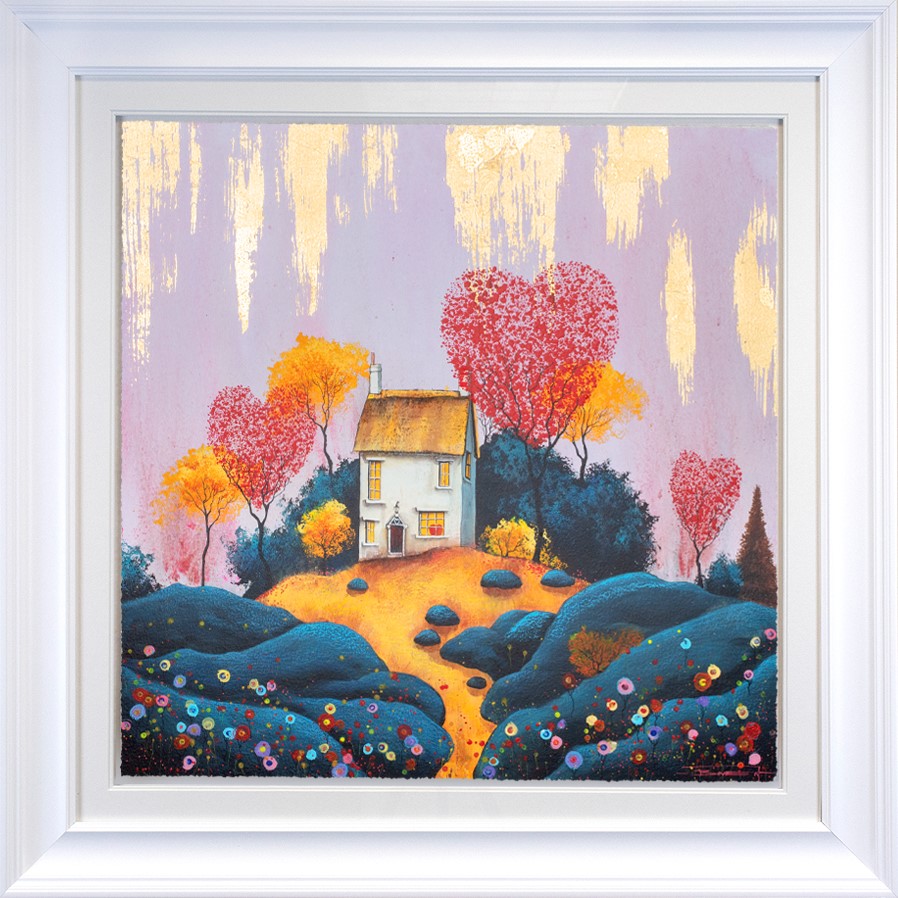 Love Hut Framed Limited Edition Print on Paper by Artist Dale Bowen