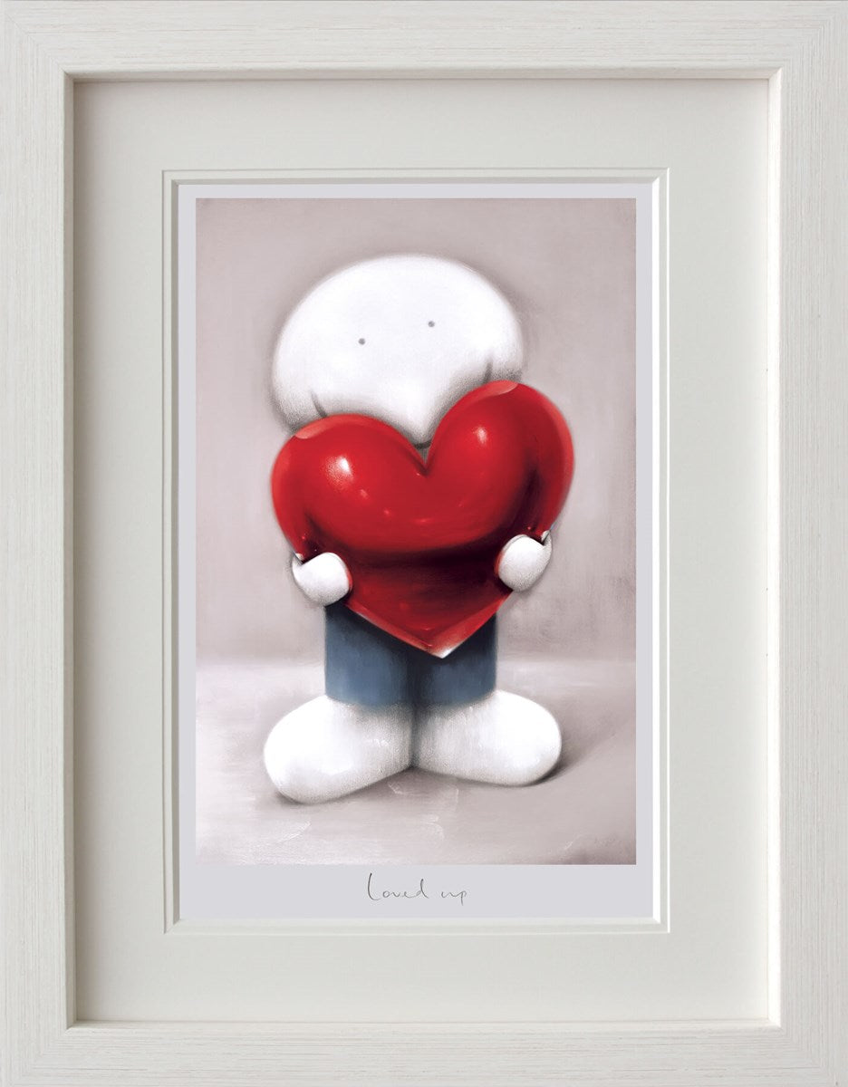 Loved Up Framed Limited Edition on Paper by Artist Doug Hyde