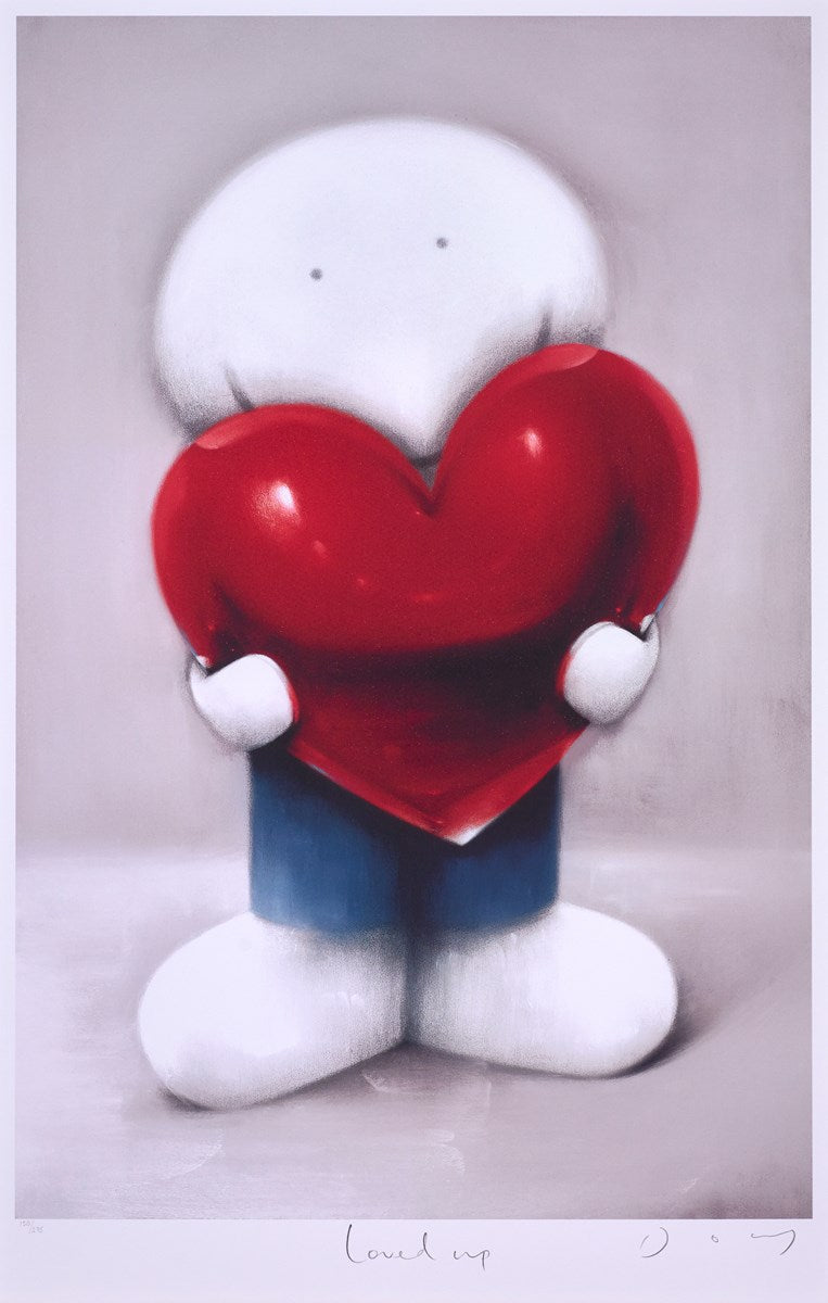 Loved Up Mounted Limited Edition on Paper by Artist Doug Hyde