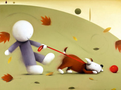 Mad About The Ball Mounted Print by Artist Doug Hyde