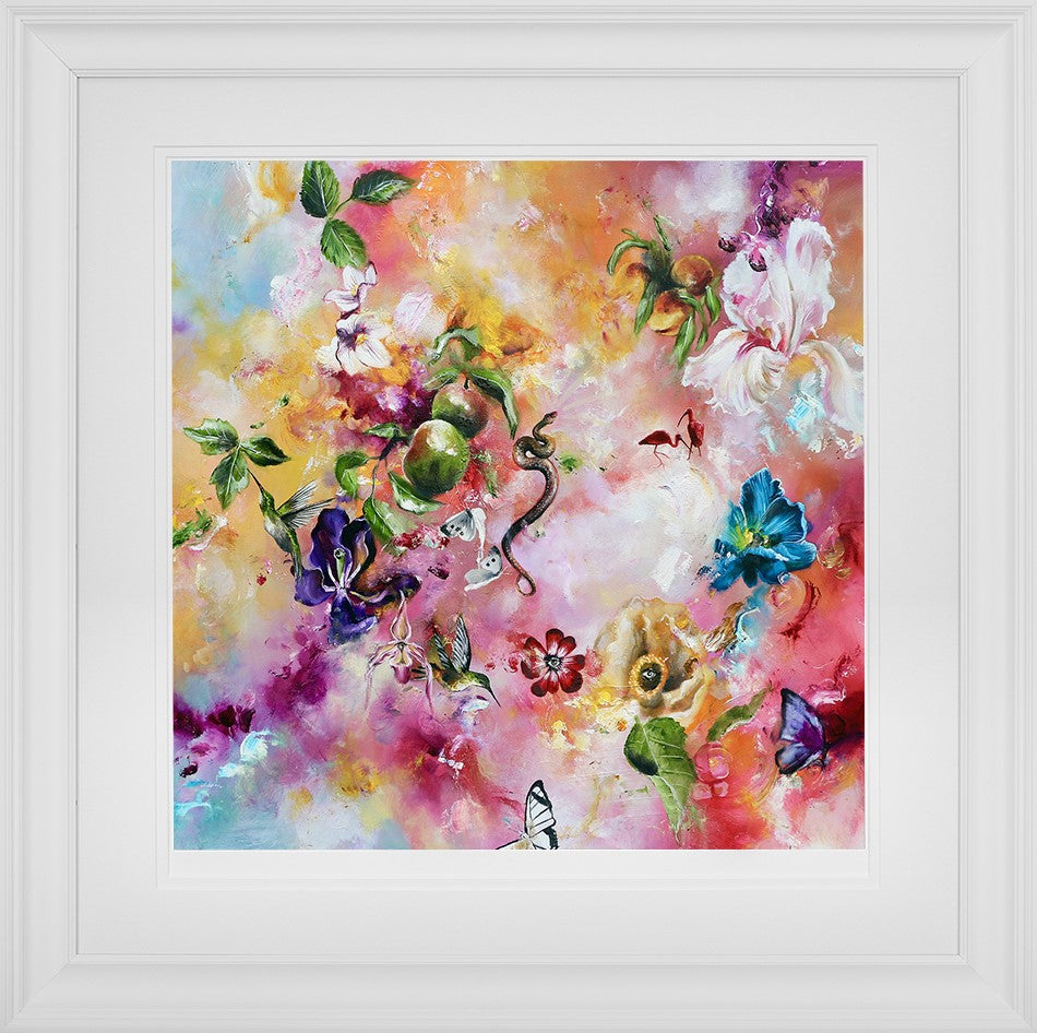 Mirage Framed Print on Paper by Artist Katy Jade Dobson