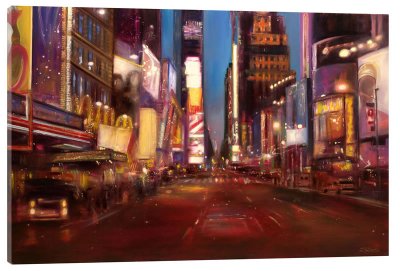 New York Dream Boxed Canvas by Artist  Lesley-Anne Derks