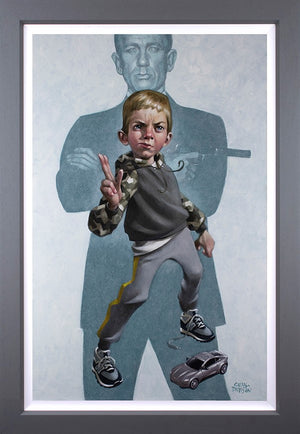 No Tim To Die Framed Canvas on Board by Artist Craig Davison