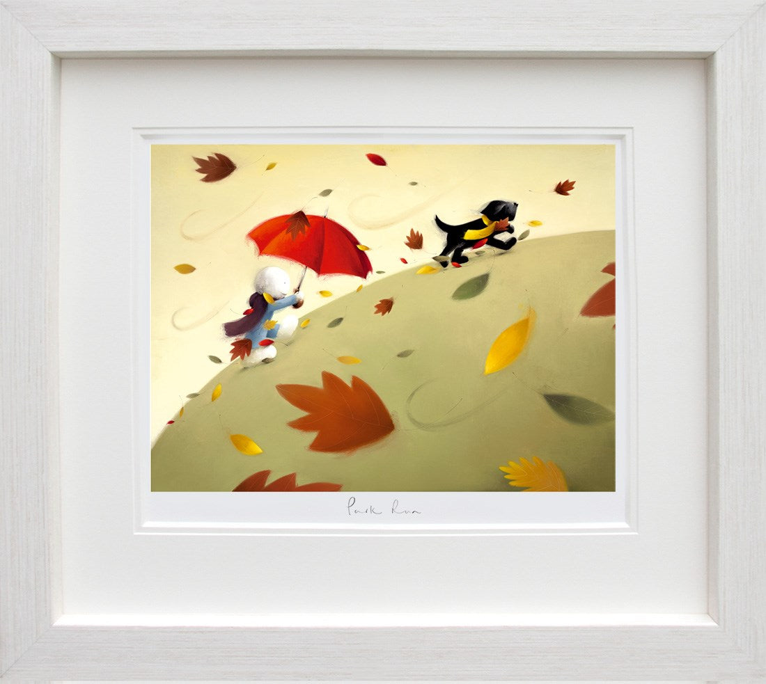 Park Run Framed Print by Artist Doug Hyde