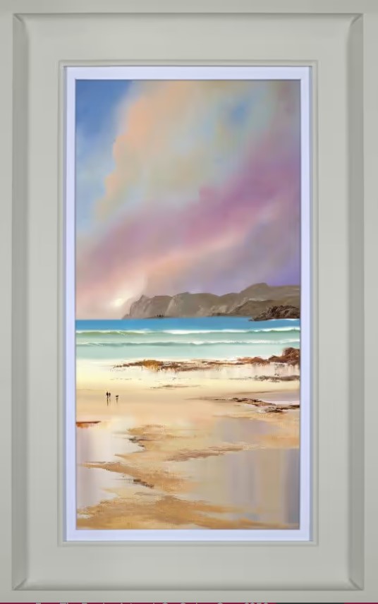 Precious Moments II Framed Canvas on Board by Artists Philip Gray