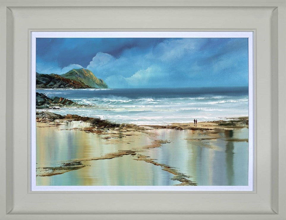 Quiet Reflections Framed Canvas on Board by Artists Philip Gray