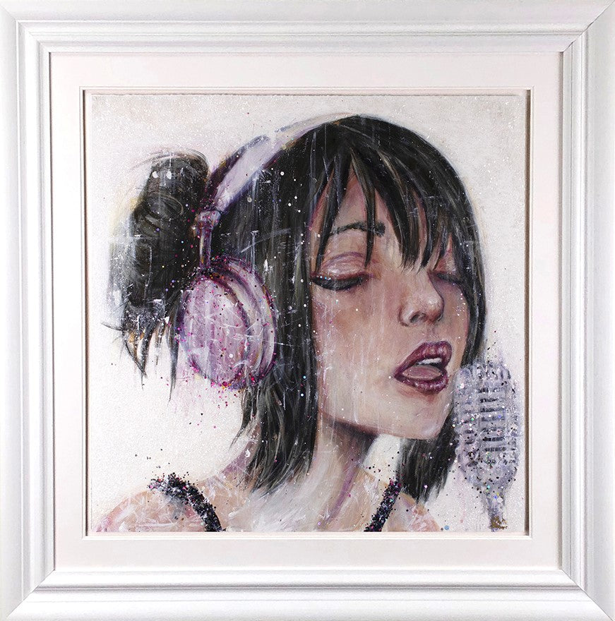 Quiet Song Framed Print on Paper by Artist Carly Ashdown