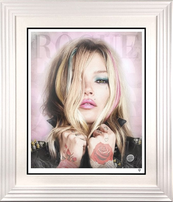 Rock Star Rogue - Colour Framed Print on Paper by Artist JJ Adams