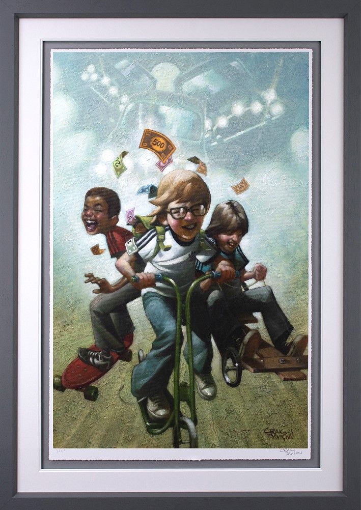 Self Preservation Society Framed Print on Paper by Artist Craig Davison