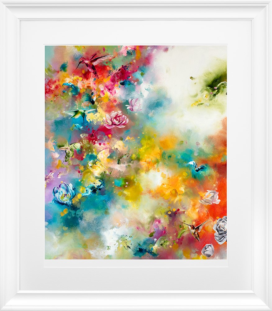 Summer Breeze Framed Print on Paper by Artist Kay Jade Dobson