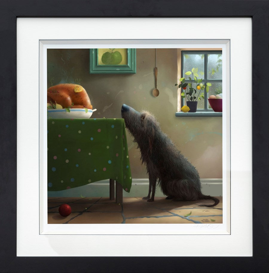 Sunday Roast Framed Print on Paper by Artist Stephen Hanson