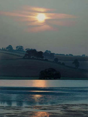 Sunset I Mounted Print on Paper by Artists Paul James