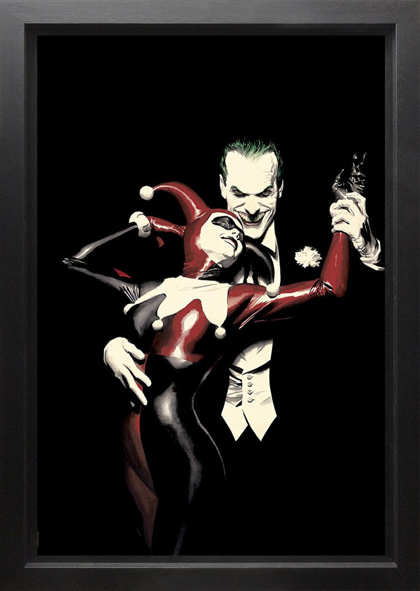 Tango With Evil Framed Print on Canvas by Artist Alex Ross 