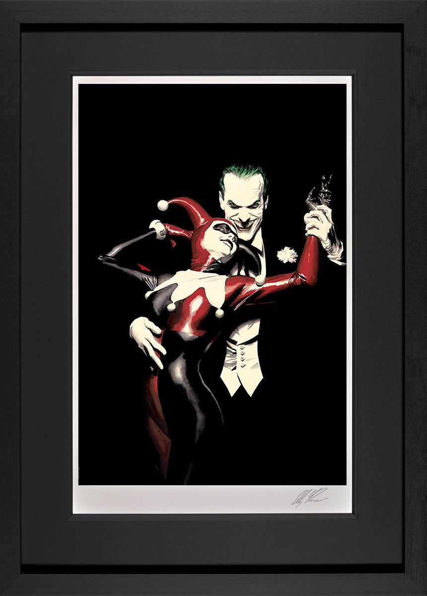 Tango With Evil Framed Print on Paper by Artist Alex Ross