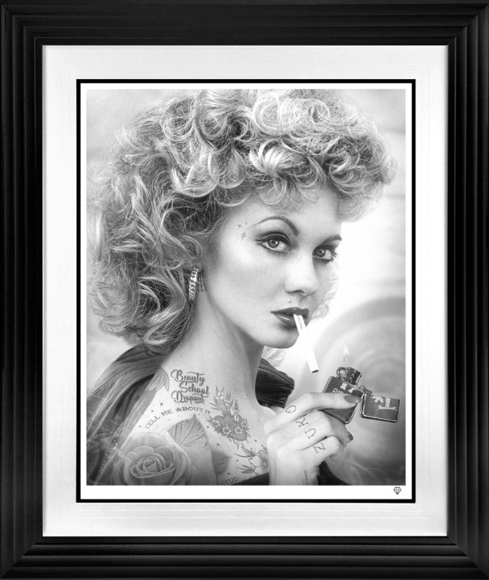 Tell Me About It Stud Framed Print on Paper by Artist JJ Adams