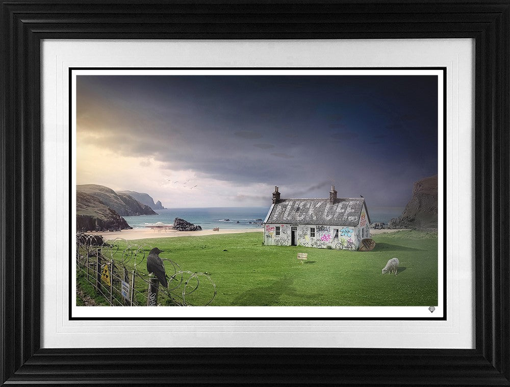 The Approaching Storm Framed Print on paper by Artist JJ Adams