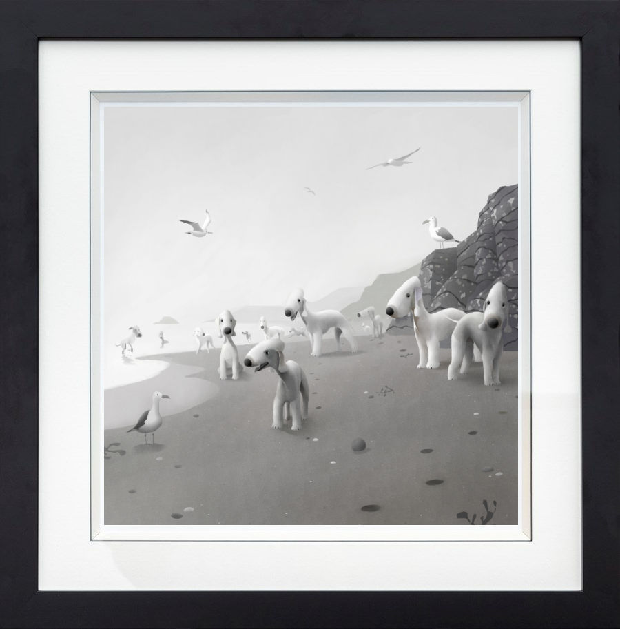 The Flock Framed Print on Paper by Artist Stephen Hanson