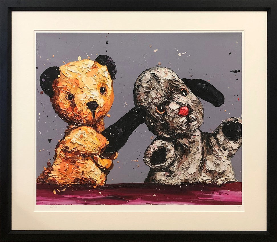 The Sooty Show Framed Print on Paper by Artist Paul Oz