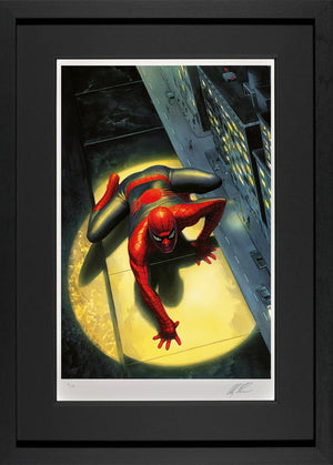 The Spectacular Spiderman Framed Print on Paper by Artist Alex Ross