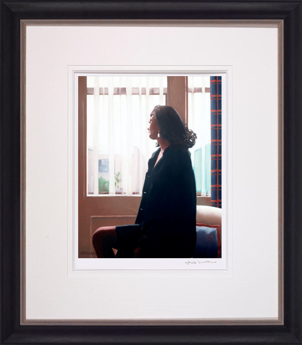 The Very Thought of You Framed Print on Paper by Artist Jack Vettriano