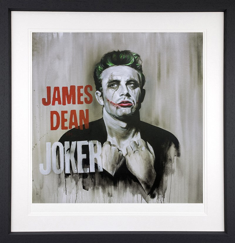 Theyre Tearing Me Apart Framed Paper Edition by Artist Mr J