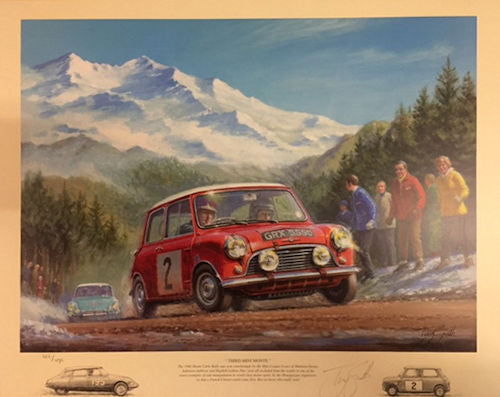 Third Mini Monte Framed Print on Paper by Artist Tony Smith