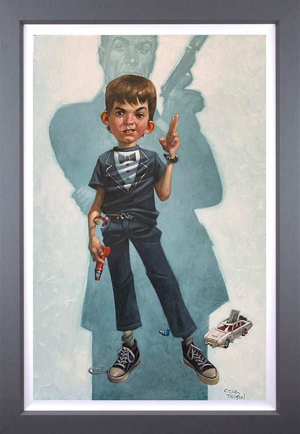 Thunder Paul Framed Canvas on Board by Artist Craig Davison