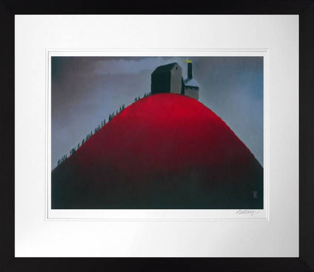 To The Job Framed Print on Paper by Artist Mackenzie Thorpe