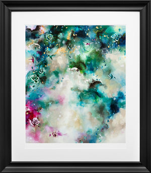 Transcend II Framed Print on Paper by Artist Katy Jade Dobson