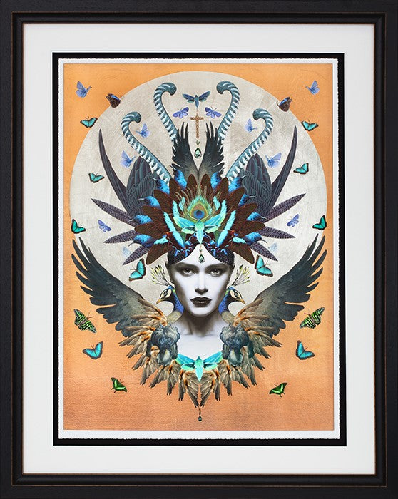 Transcendence of Alchemy Framed Print on Paper by Artist Louise Hutton