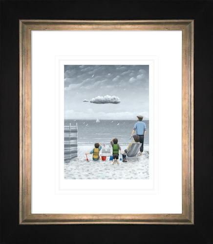 Trouble On The Horizon Framed Print on Paper by Artist Leigh Lambert