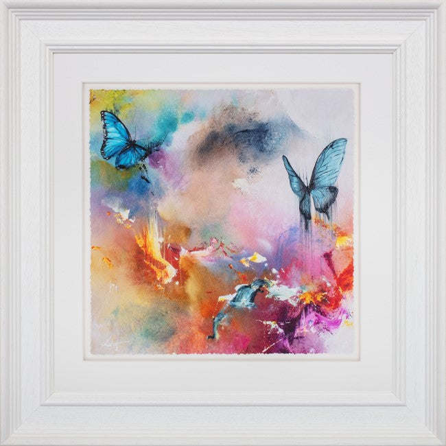 Ugly Butterfly II Framed Print on Paper by Artist Katy Jade Dobson