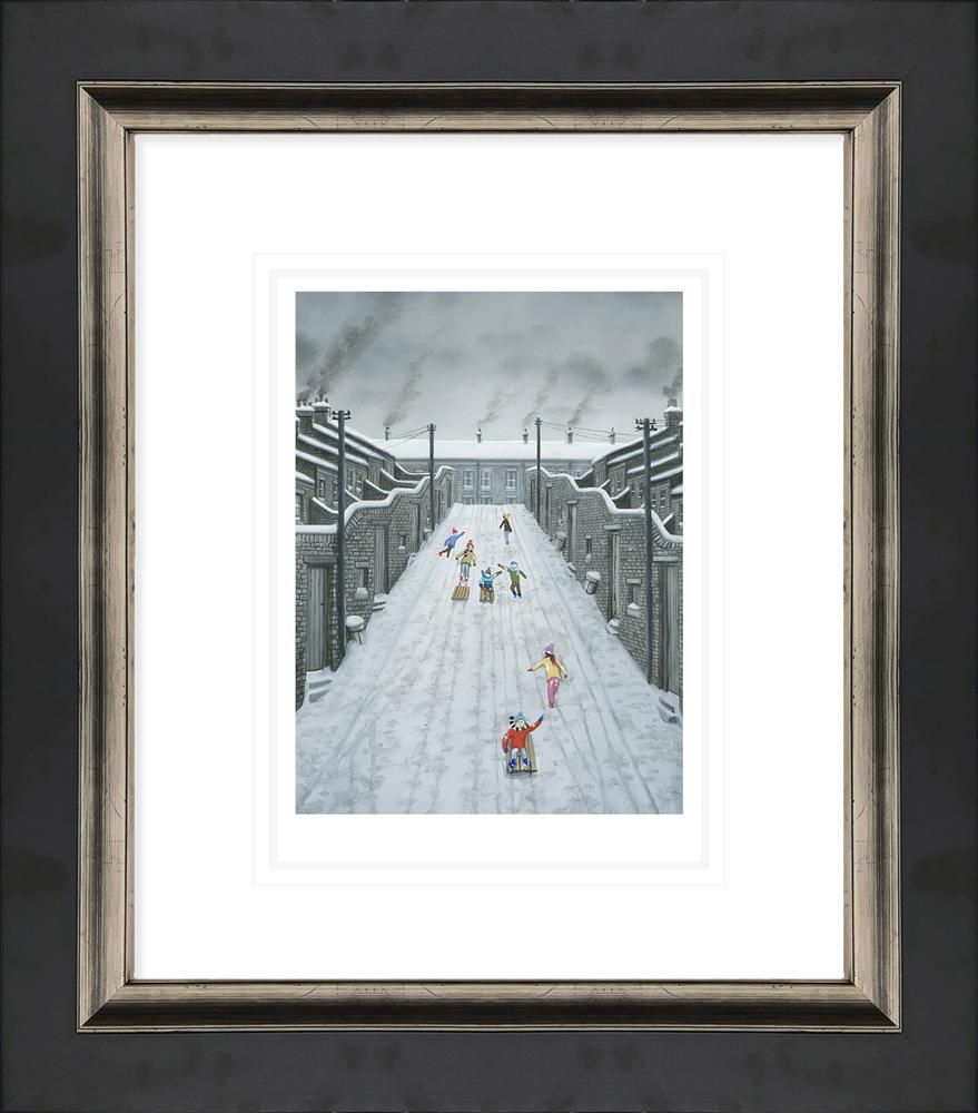 Winner By A Mile Framed Print on Paper by Artist Leigh Lambert