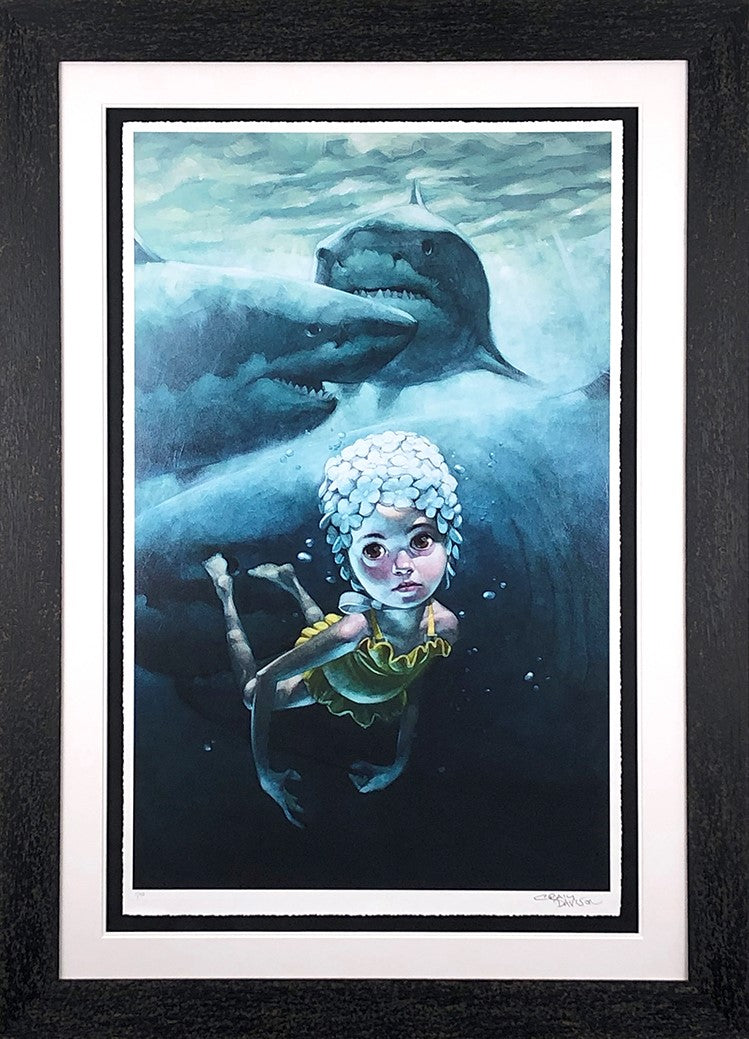 Worse Things Can Happen At Sea Framed Print on Paper by Artist Craig Davison