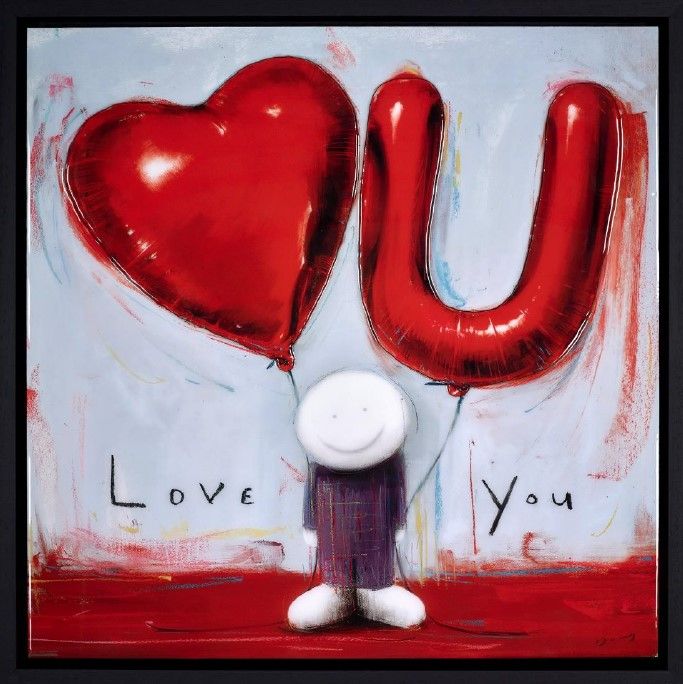 You Have My Heart - Deluxe Framed Mixed Media Print by Artist Doug Hyde