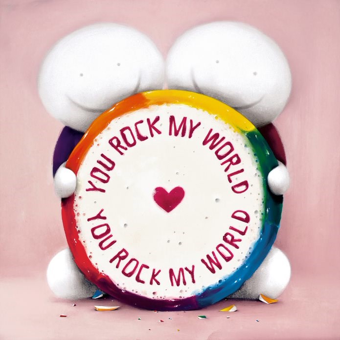 You Rock My World Mounted Print by Artist Doug Hyde